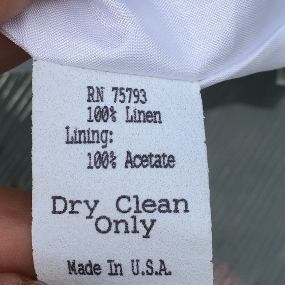 Karen Warren Sleeveless 100% Linen Spring Green Lined Sheath Dress. Sz 6 - Picture 9 of 9